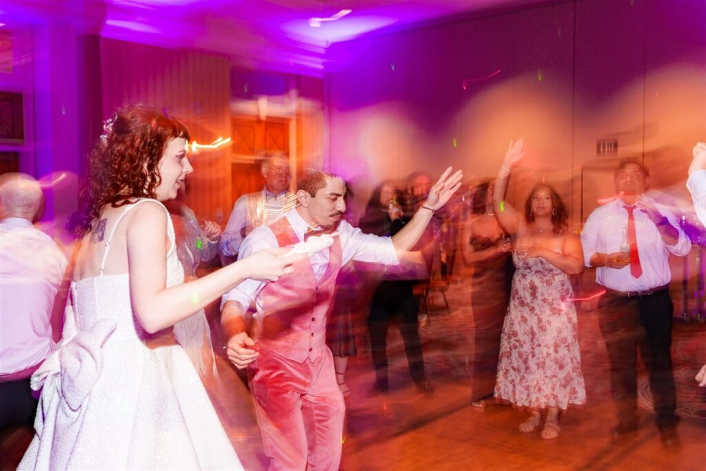 fun wedding reception party in las vegas