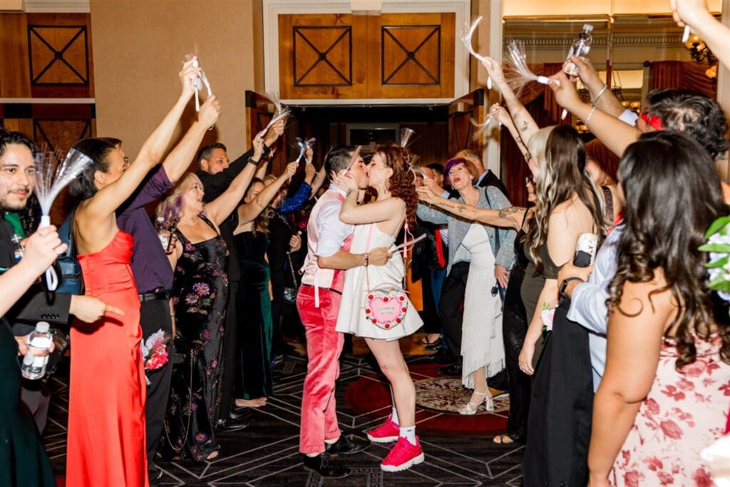 Hot Pink, Sparkle, and Zero Regrets: Dana & Bram’s Bold Caesars Palace Wedding