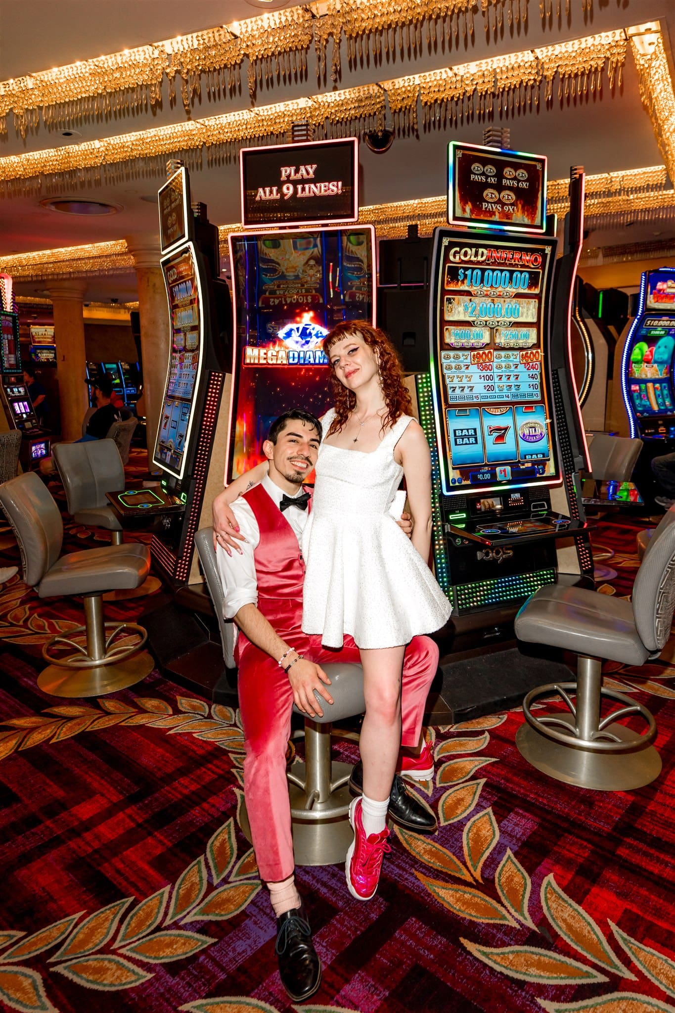 Hot Pink, Sparkle, and Zero Regrets: Dana & Bram’s Bold Caesars Palace Wedding