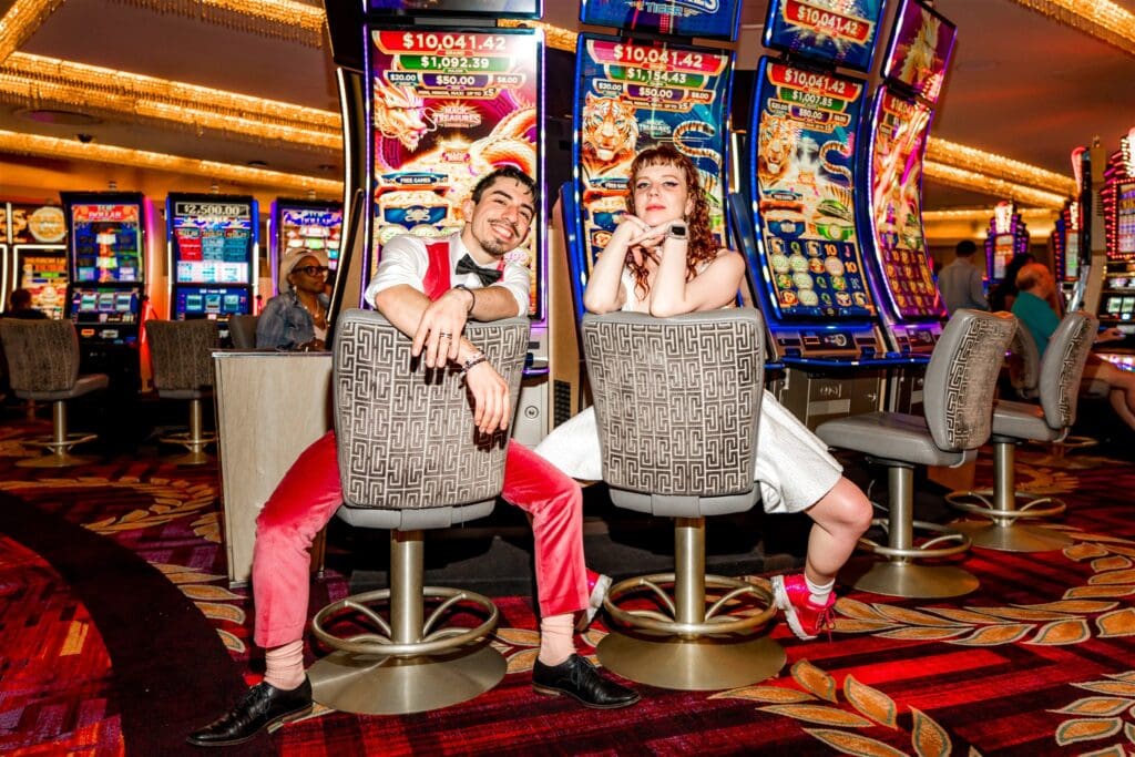 Hot Pink, Sparkle, and Zero Regrets: Dana & Bram’s Bold Caesars Palace Wedding