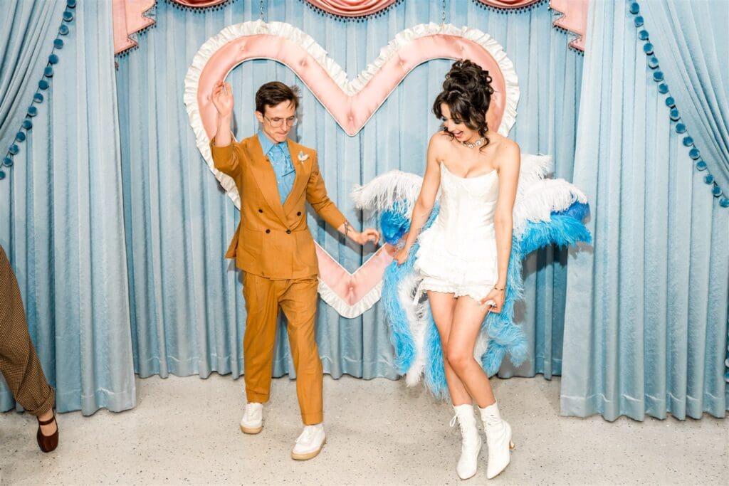 Everything Goes in Vegas: Maya & Wyatt’s Eclectic Downtown Fremont Elopement