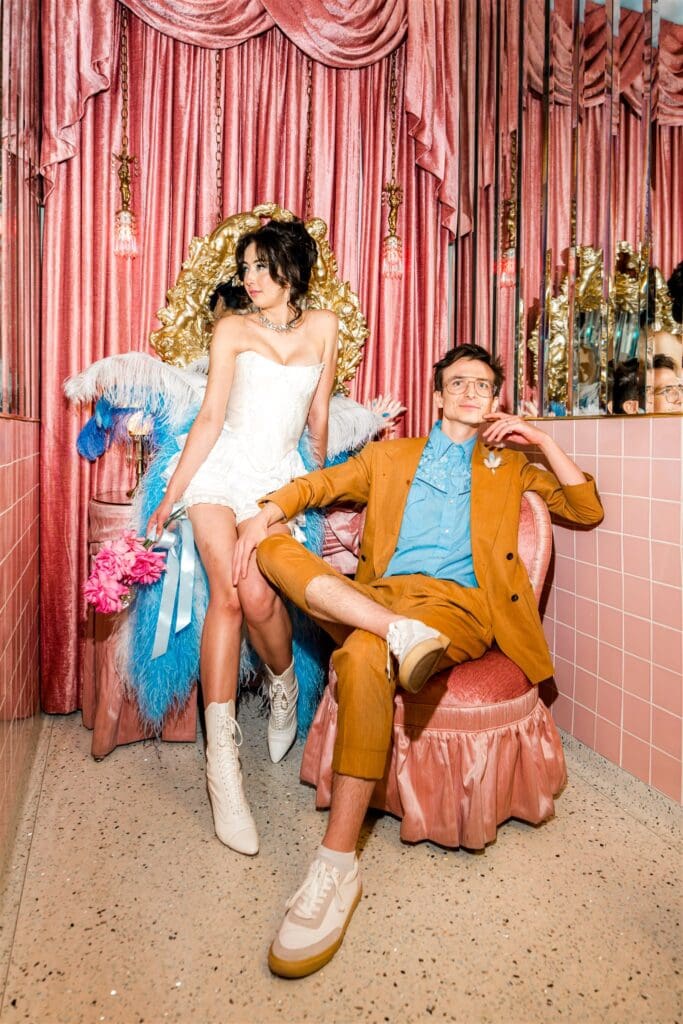 Everything Goes in Vegas: Maya & Wyatt’s Eclectic Downtown Fremont Elopement