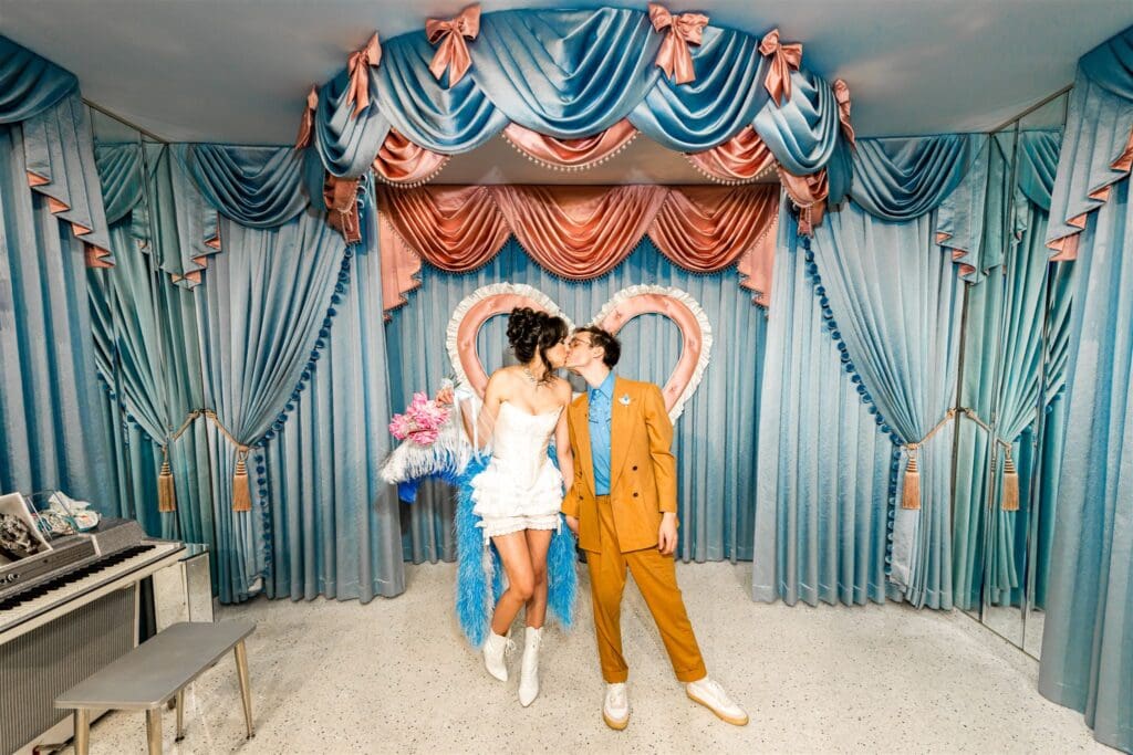 Everything Goes in Vegas: Maya & Wyatt’s Eclectic Downtown Fremont Elopement