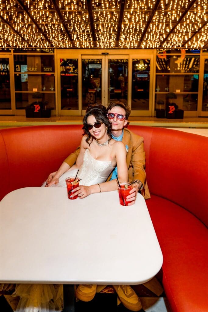 Everything Goes in Vegas: Maya & Wyatt’s Eclectic Downtown Fremont Elopement