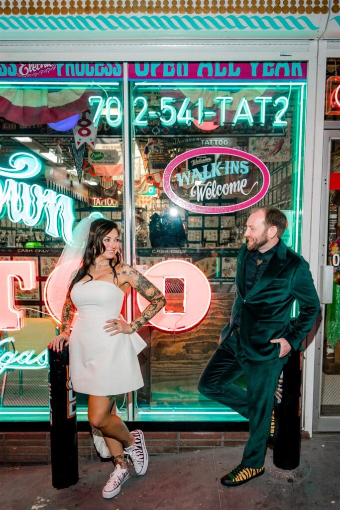 cute picture of the bride and groom before their ceremony