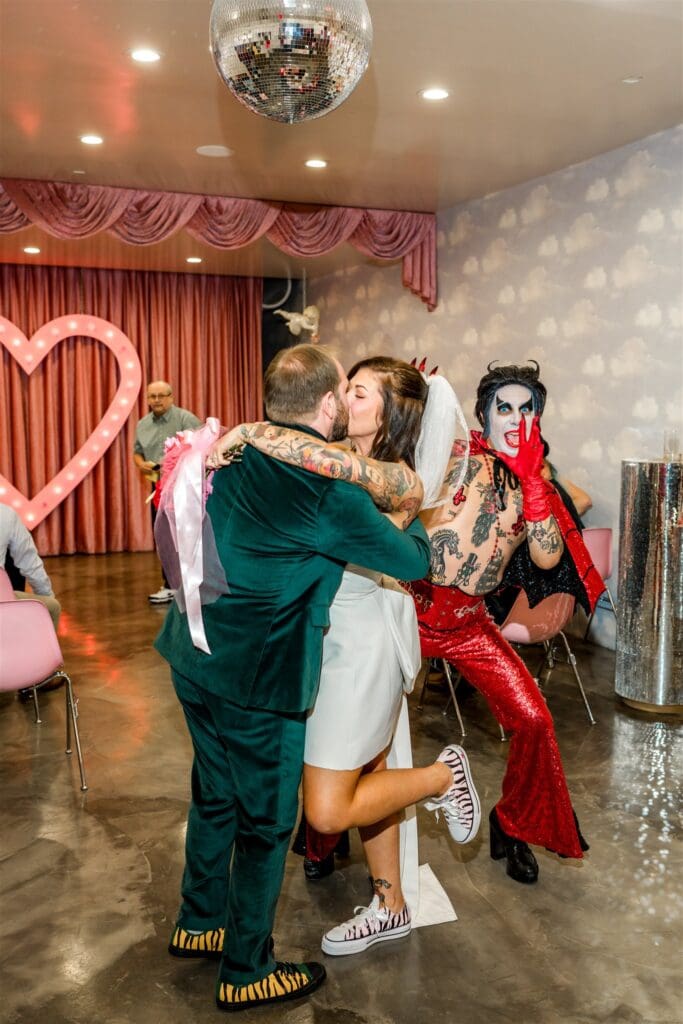 newlyweds at their dream elopement