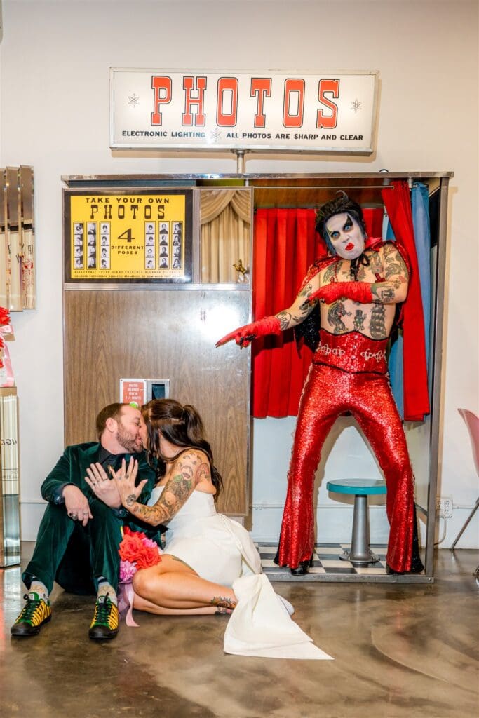 fun bridal portraits in las vegas