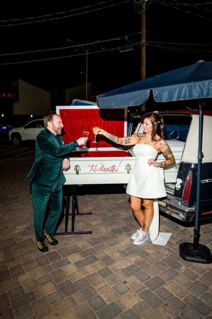 You Don’t Have to Be Traditional: A Hellvis Vegas Elopement That Threw the Rules Out