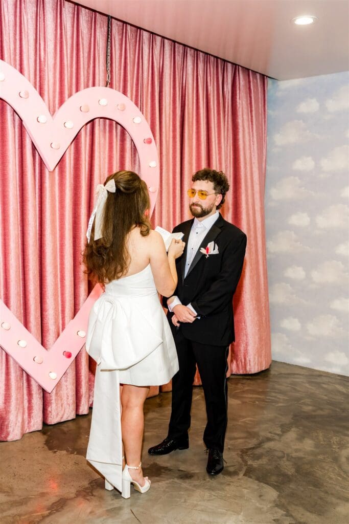 Neon Nights & Main Character Energy: A Bold Sure Thing Chapel Elopement in Las Vegas