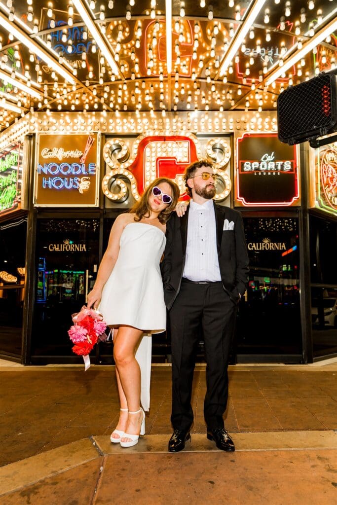 Bridal portraits at carousel bar