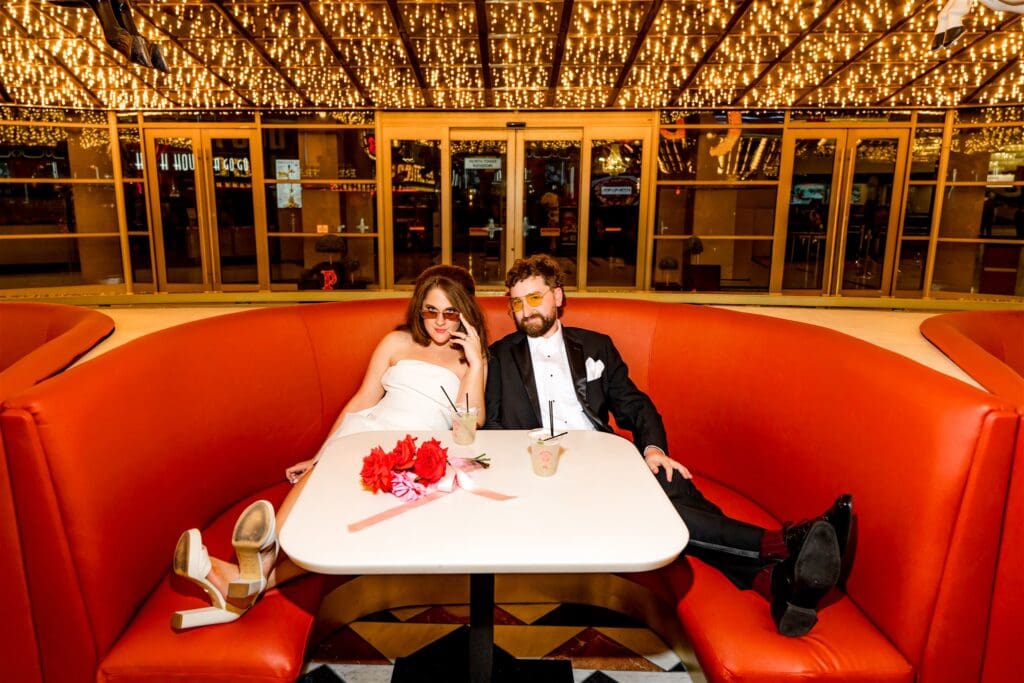 Play full bridal session in downtown Las Vegas