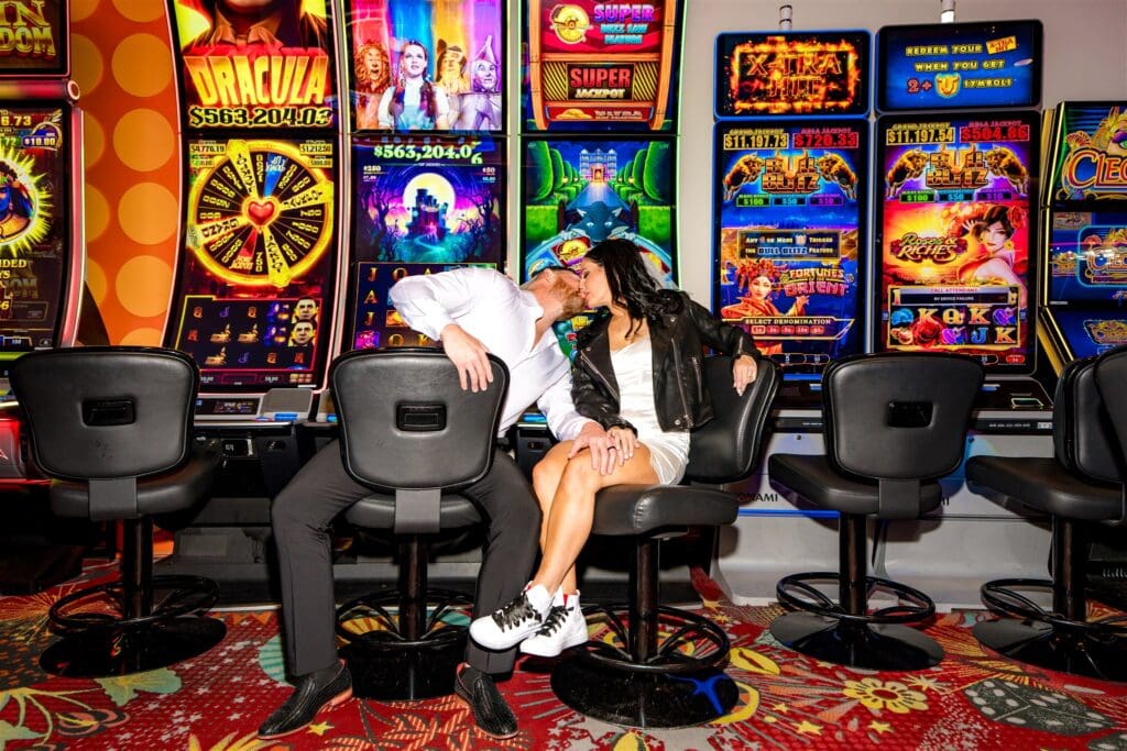 Unapologetically Unhinged: A High-Energy Las Vegas Elopement on Fremont Street