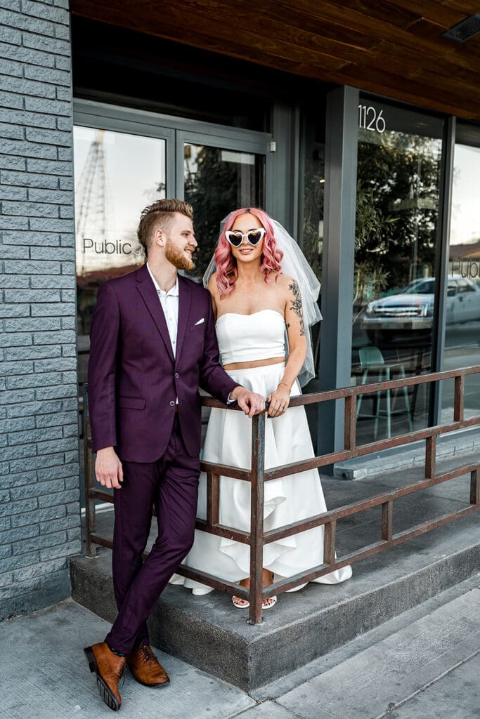 bridal photos around DTLV