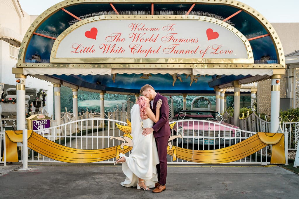 Beer Bongs, Tattoo Guns & Wedding Vows: A Fremont Street Las Vegas Elopement