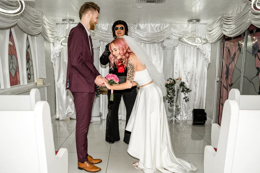 Beer Bongs, Tattoo Guns & Wedding Vows: A Fremont Street Las Vegas Elopement
