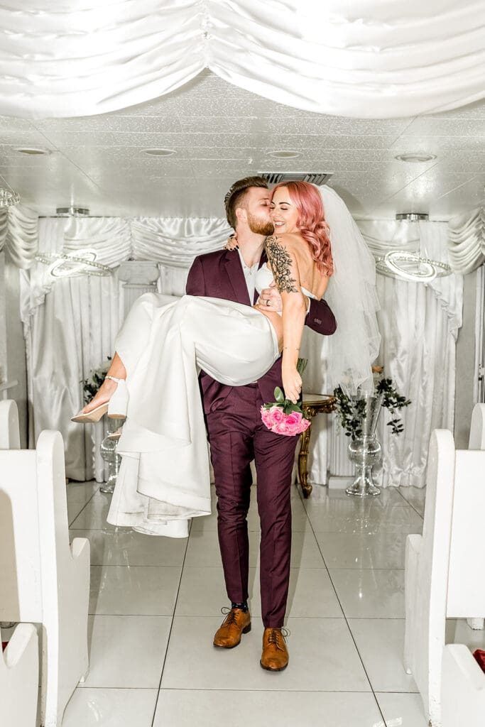 Beer Bongs, Tattoo Guns & Wedding Vows: A Fremont Street Las Vegas Elopement