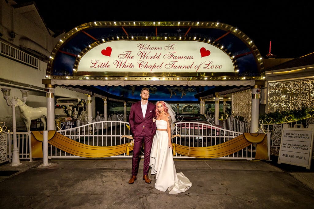 Beer Bongs, Tattoo Guns & Wedding Vows: A Fremont Street Las Vegas Elopement