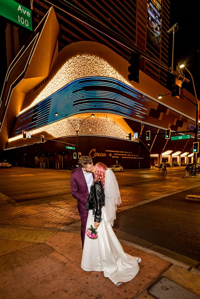 Beer Bongs, Tattoo Guns & Wedding Vows: A Fremont Street Las Vegas Elopement
