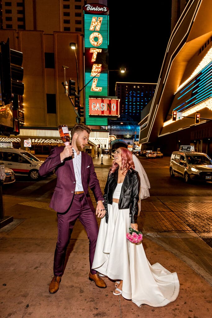 playful bridal photos in DTLV