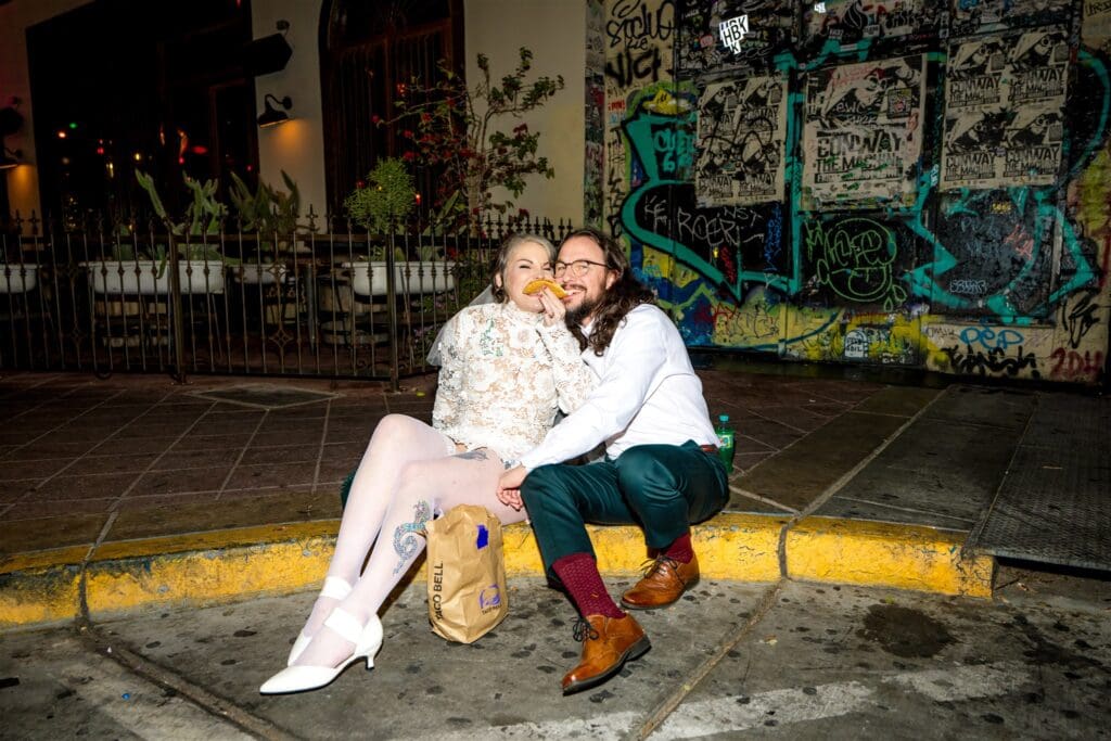 fun bridal photos in downtown Las Vegas Vegas