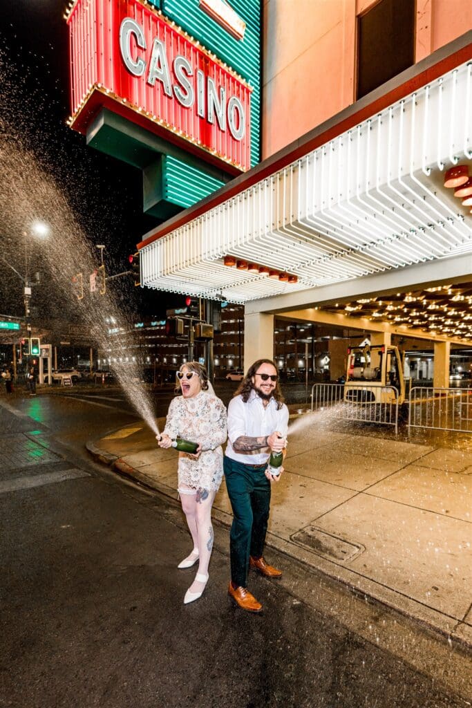 Champagne, Taco Bell, and Absolute Chaos: An Epic Las Vegas Elopement at Little White Chapel