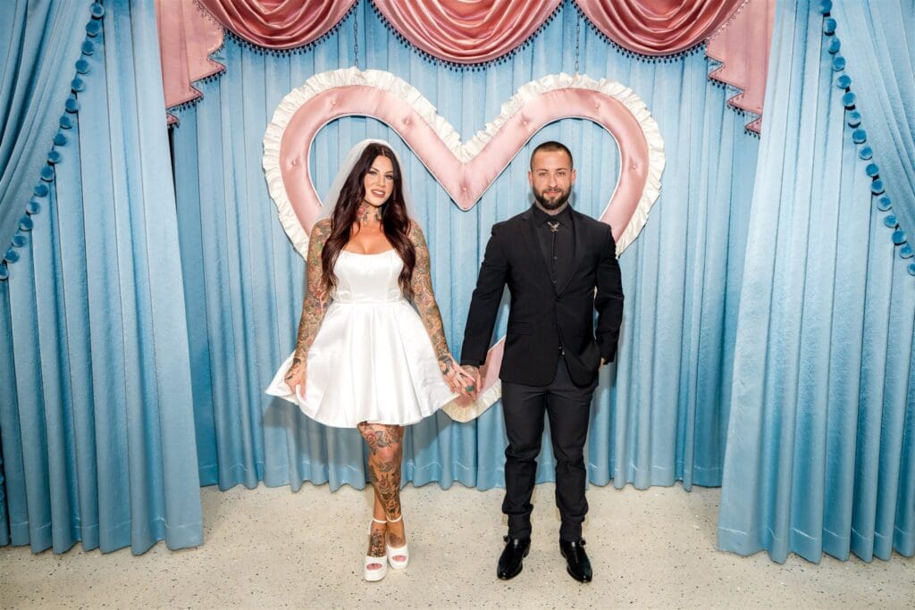 picture of the couple at their dream portraits