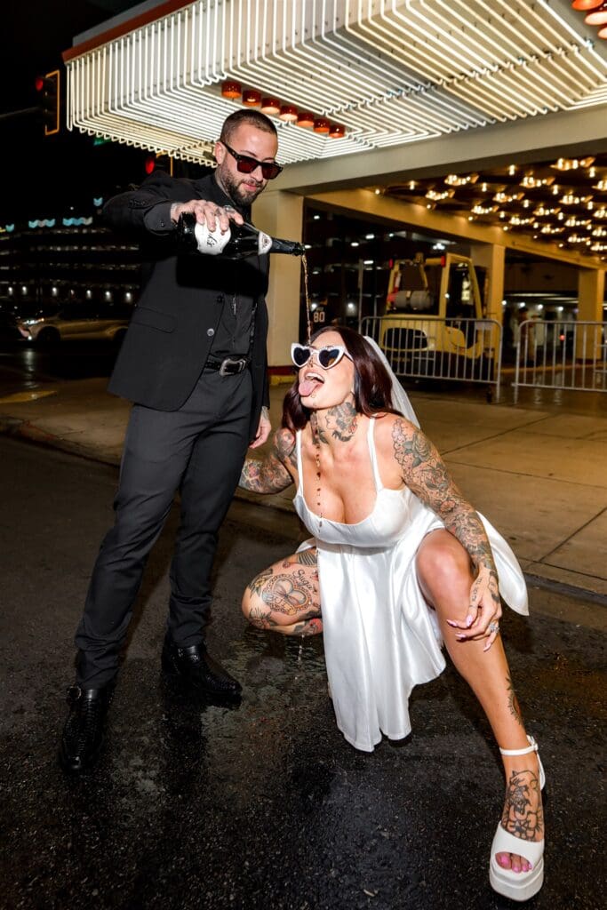 10 Years Later and Still Raising Hell: A Downtown Fremont Vow Renewal in Las Vegas