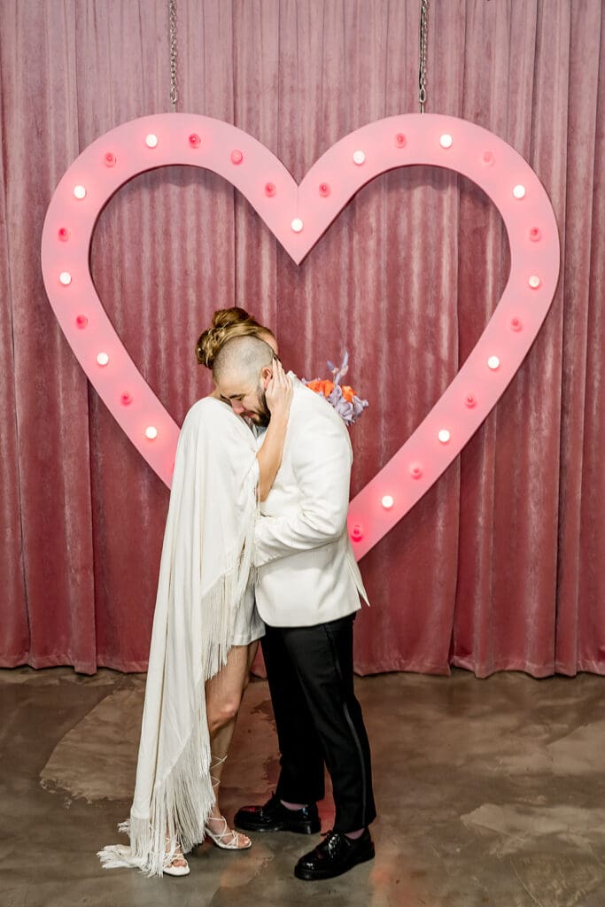 Crutches, Cake & Chaos: A Sick Las Vegas Elopement at Sure Thing Chapel That Did Not Hold Back