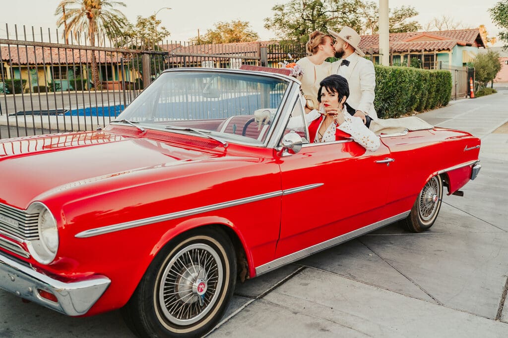 Crutches, Cake & Chaos: A Sick Las Vegas Elopement at Sure Thing Chapel That Did Not Hold Back