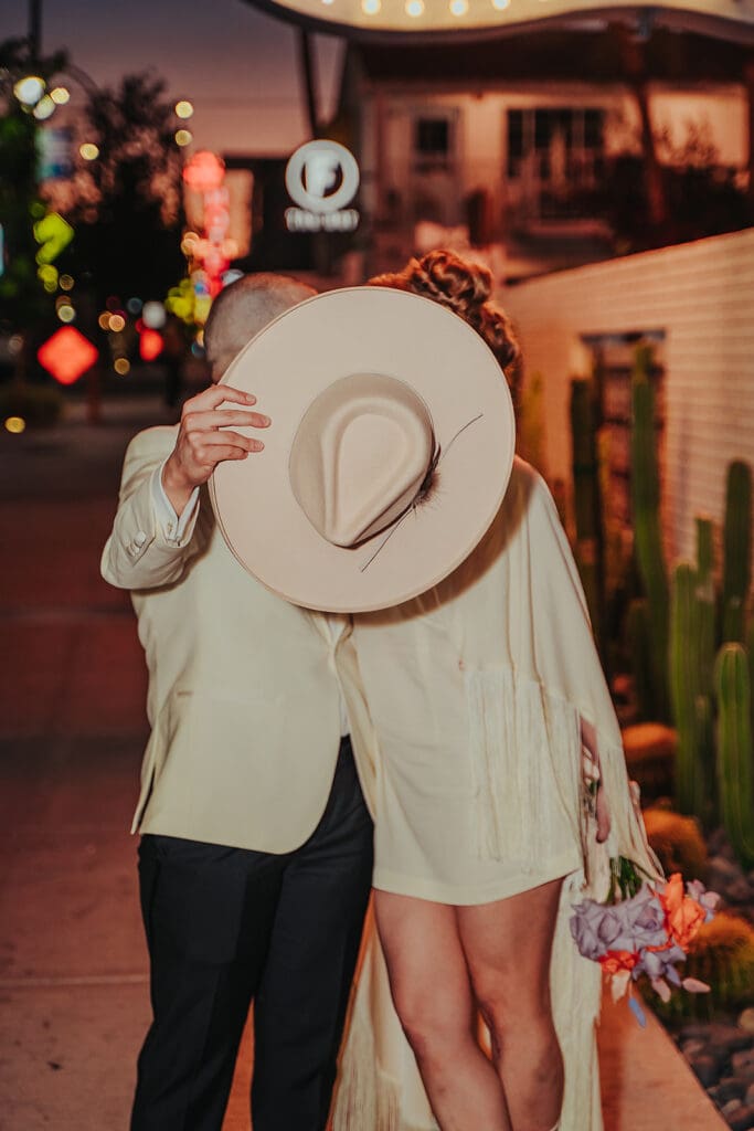 Crutches, Cake & Chaos: A Sick Las Vegas Elopement at Sure Thing Chapel That Did Not Hold Back